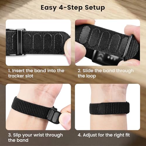 Hume Band Replacement Strap 1.0 - Nylon Loop Wristband - Black