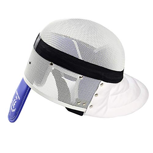 Fencing Epee Mask CE 350N Certified - White, Small