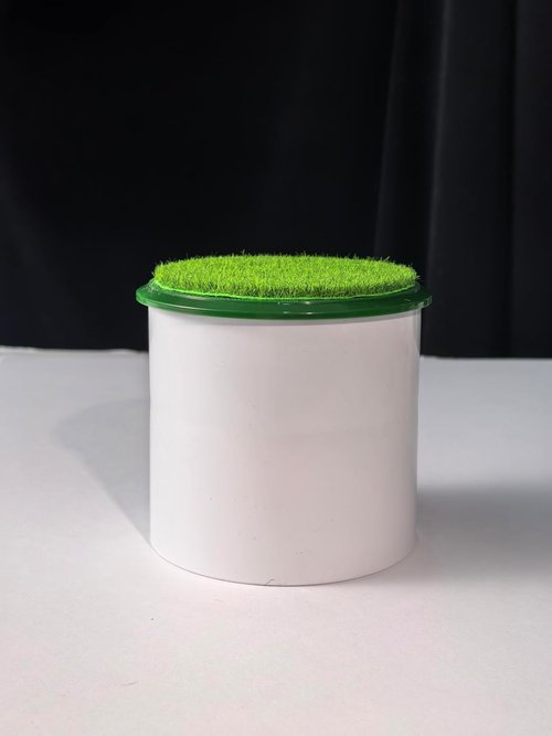 Golf Cup with Drainage Hole and Simulated Lawn Cup Cover, rain and Debris Proof Golf Hole Protector, Used for Multi-Purpose Indoor Greening in Backyard (1, Blue)