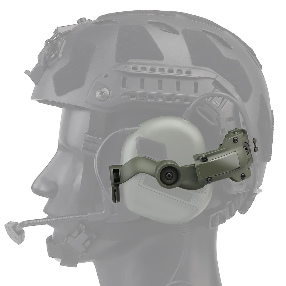 Tactical Multi-Angle Rotation Helmet Rail Adapter for Ops Core ARC/Wendy Fast Helmet Rail Mount Adapter