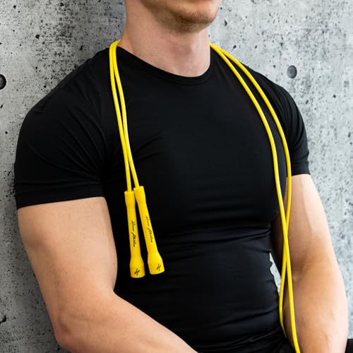 Pro Boxing Rope 3.0 - 5.3mm Adjustable Jump Rope with Black Handles