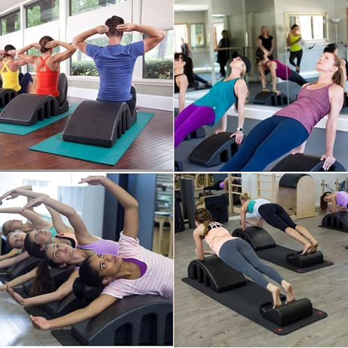 Portable Pilates Spine Corrector Arc - Core Strengthening - Black
