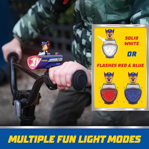 Energizer PAW Patrol Chase Kid's Bike Light - Detachable Front LED Safety Light