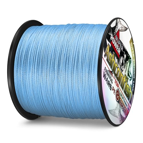 8-Strand Braided Fishing Line - 50LB 0.36MM - 109 Yards - Blue