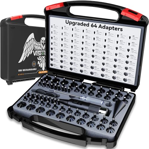 Green Laser Bore Sight Kit - USB Rechargeable with 64 Adapters