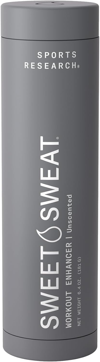 Sports Research Sweet Sweat Workout Enhancer Gel - Maximize Exercise & Sweat Faster | 6.4oz Stick