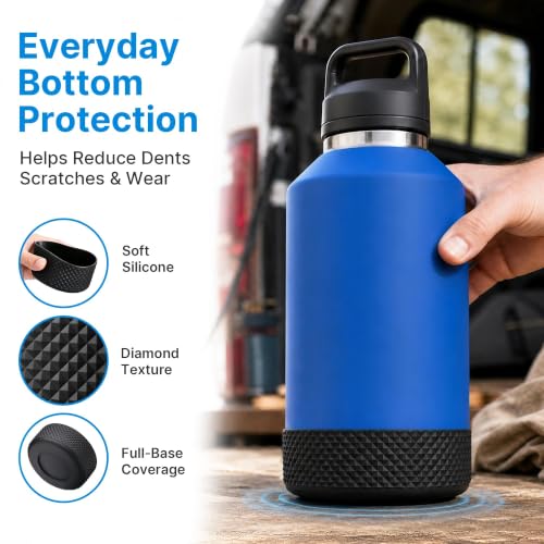 Silicone Protective Boot for 64oz Hydroflask - Light Gray