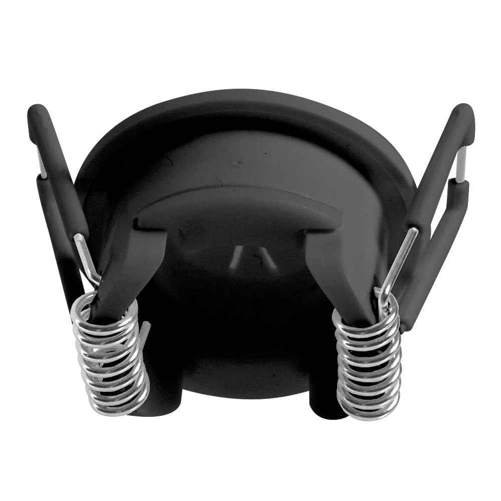 Construct Pro Speedy’Z Mini Spring-Lock Cable Pass-Through Port – Pair, Black, 1.5” Outer / 1” Inner Diameter