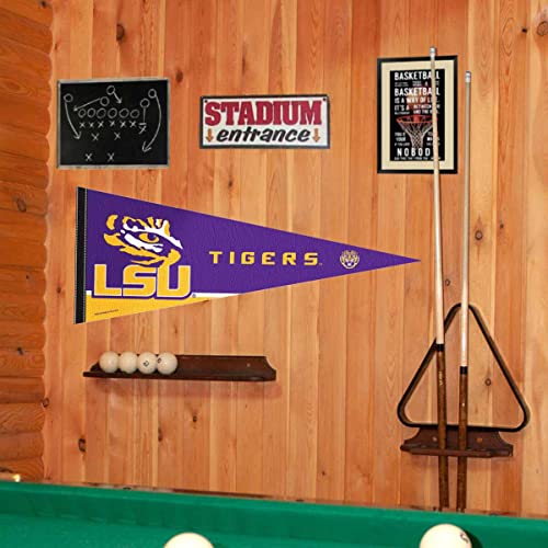LSU Tigers Full Size Eye Logo Pennant - 12x30 Inches