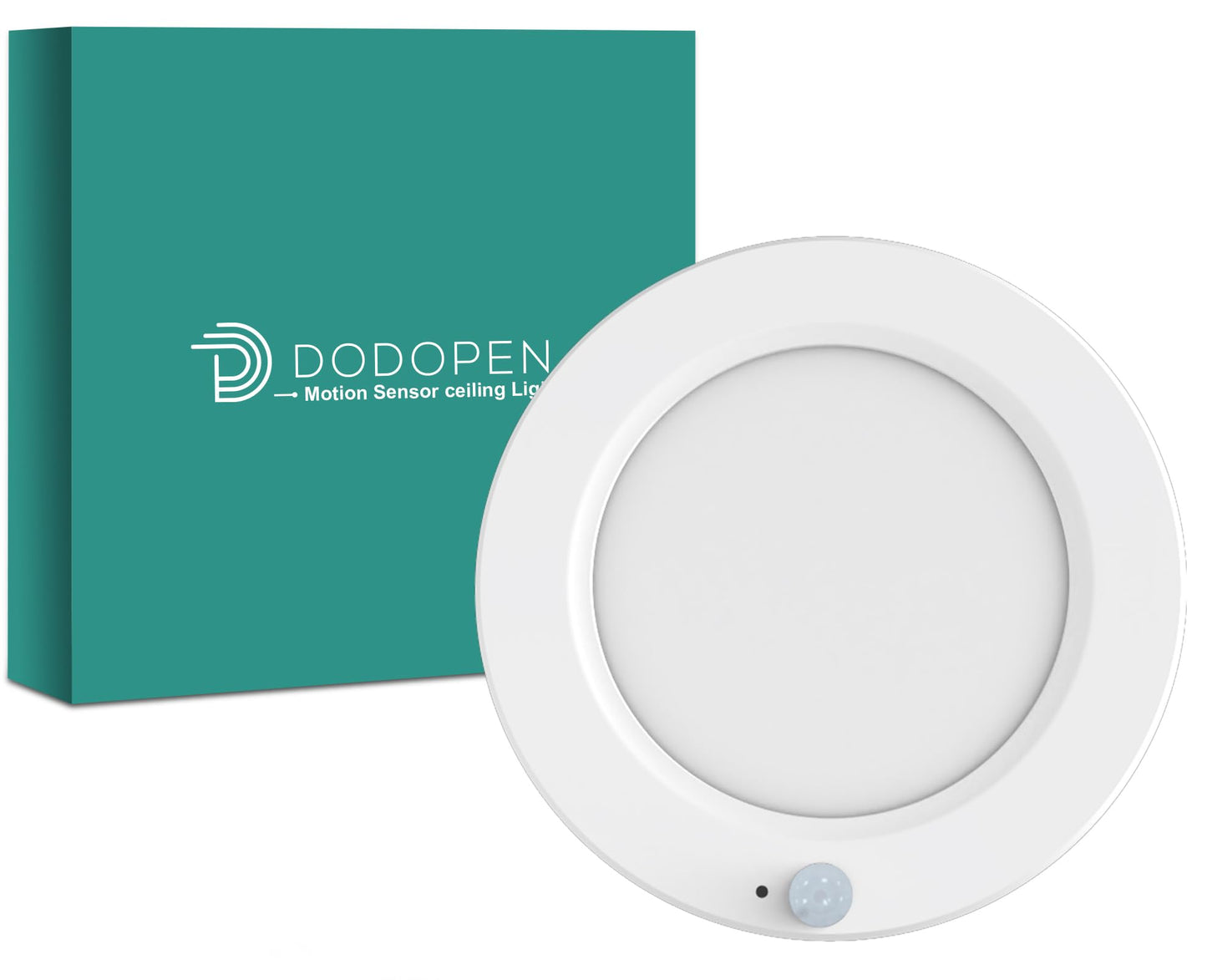 DODOPEN Motion Sensor Ceiling Light Hardwired, 7.5 Inch 3000K 4000K 6000K Selectable LED Flush Mount Ceiling Light Fixture with Timer, 15W Motion Sensor Light Indoor for Closet Hallway Laundry Stairs
