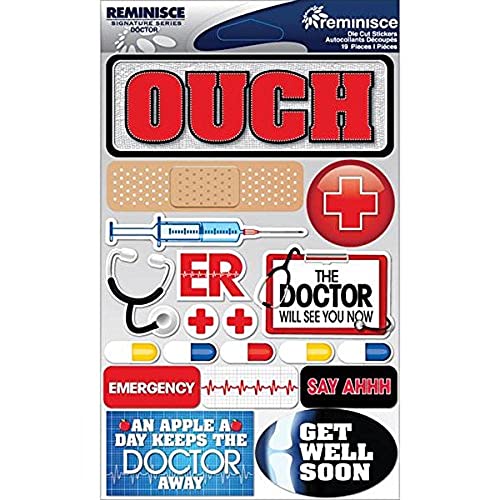 Dimensional Stickers Sheet - Assorted Designs, 4.5x6 Inch