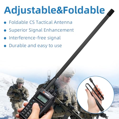 18.5-Inch Dual Band Ham Radio Antenna - SMA-Female Connector