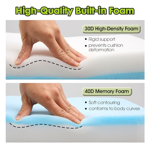 Stadium Cushion with Dual-Layer Foam - 1 PC Waterproof Bleacher Pad