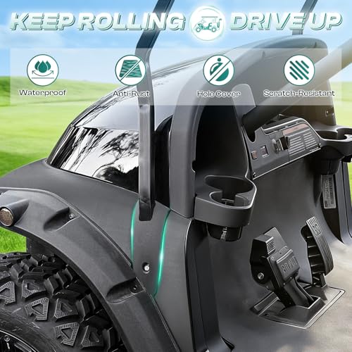 Drive Up Club Car Precedent Canopy Support Covers Front Set for 2004+ Golf Cart