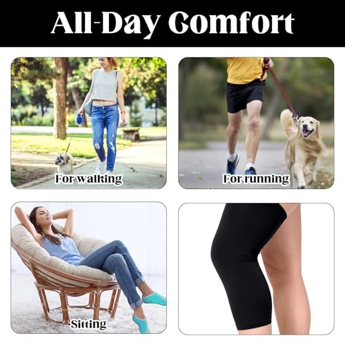 Breathable Knee Brace Sleeve - Non-Slip Sports Support - One Size