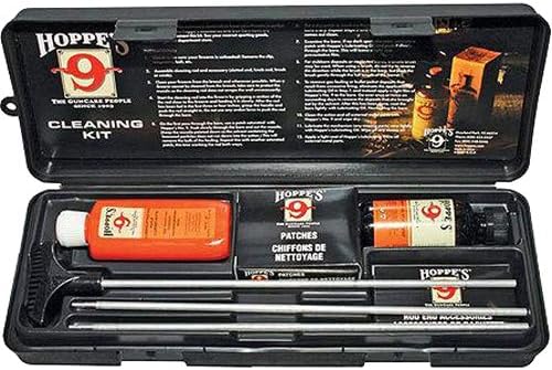 Hoppe's No. 9 Cleaning Kit - Aluminum Rod for Universal .22-.225 Caliber Rifle/Pistol