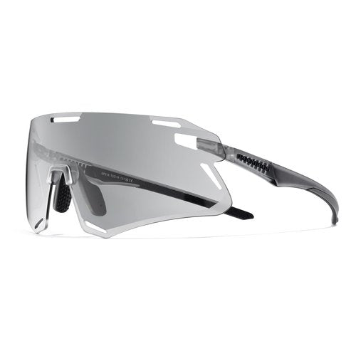 ROCKBROS Photochromic Cycling Sunglasses Bike Glasses for Men Women Sports Sunglasses UV Protection Grey