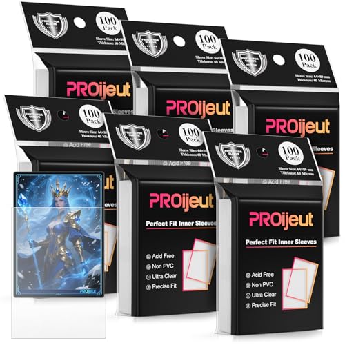 600 Pack Clear Card Sleeves - Perfect Fit for Double-Sleeving