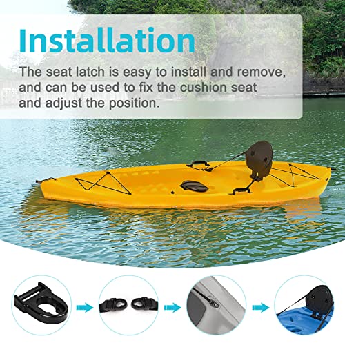 Kayak Replacement Seat Clips - 4 Pack for Lifetime Emotion