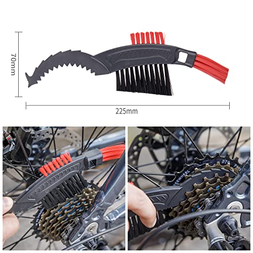 Bike Cleaning Kit with Chain Scrubber, Brush & Degreaser - Bicycle Maintenance Tools