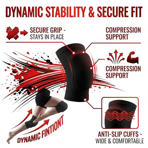 Knee Pads for Volleyball, Basketball, Dance - X-Small