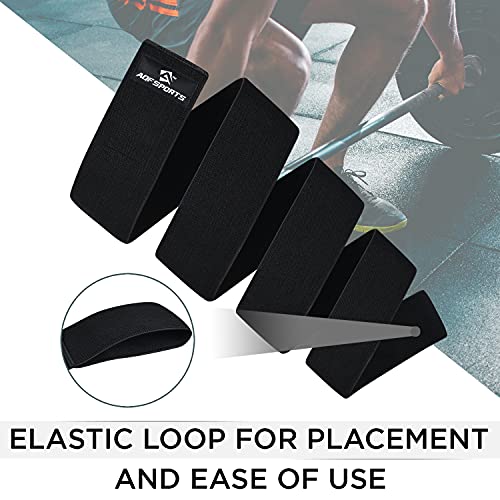 Weightlifting Knee Wraps - 78" USPA Approved - Black