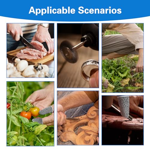 24 Pcs Cut Resistant Finger Protectors - Garden & Kitchen Use
