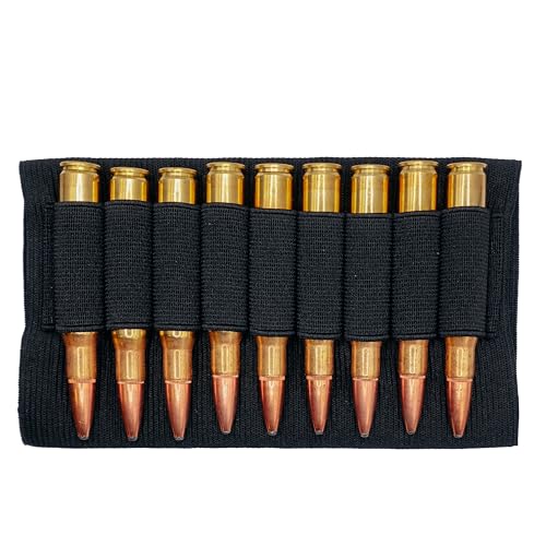 Universal Elastic Buttstock Shell Holder - Holds 9 Cartridges