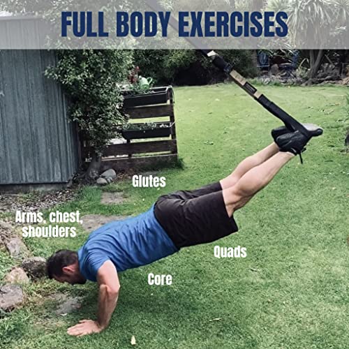 Suspension Trainer Handles Set with Integrated and Extra Wide Options