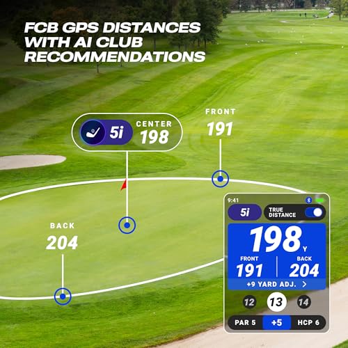 Golf GPS Speaker with Touchscreen Display - 42,000+ Courses