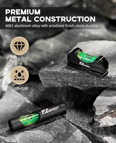 Scope Leveling Kit with Magnetic Base - Black