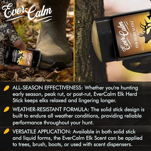 Conquest Scents EverCalm Elk Herd Scent Stick – Elk Calmness Attractant, Elk Herd Stick