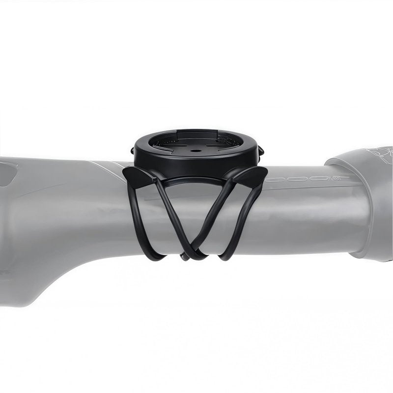 SUKOUSRAM Bike Mount Adapter Compatible with Garmi n GPS Computers,Sport Action Cameras,Bike Lights,Quick Release Strap Mount for Road Mountain Bike MTB Bicycle