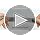 Nylon Light Gray Sport Band Compatible with Whoop 5.0 Fitness Tracker Strap