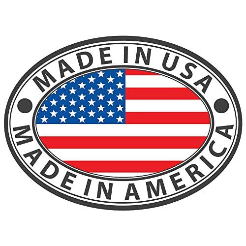 American Flag Decal Stickers - 5 Inch, 2 Pack - USA Made