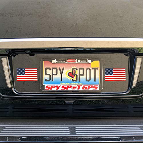 USA Flag Stickers - Pack of 4 Vinyl Decals 4" x 2.5" - Full Color