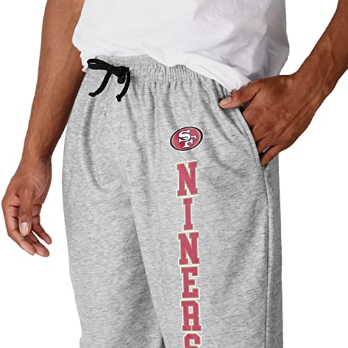 San Francisco 49ers Lounge Pants - Gray Athletic Style, Medium