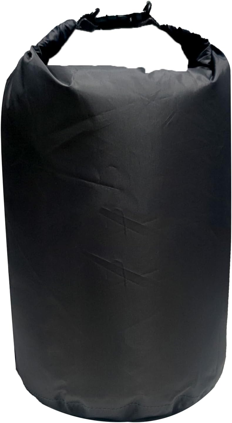 Skiennix Waterproof Dry Bags - Ultralight Roll Top Sacks for Kayaking, Hiking & Camping | 70L Black