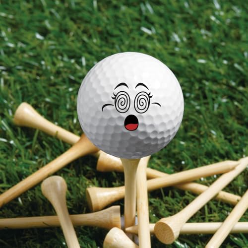 Creative Golf Ball Marking Stickers - Funny Expressions