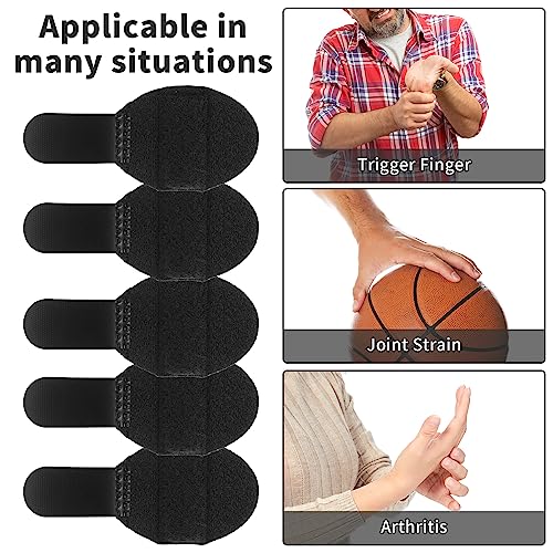 Adjustable Finger Splints Kit - 5 Pieces for Pain Relief