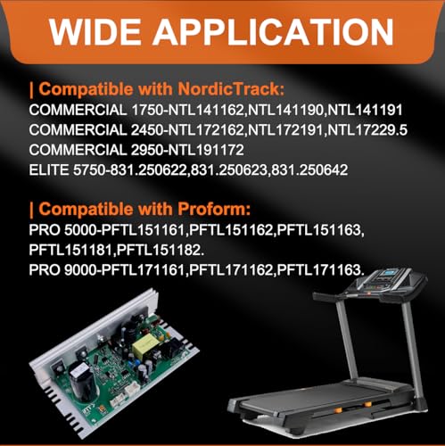 Motor Controller Board for NordicTrack Treadmills - MC1648DLS