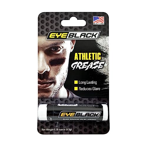 Anti-Glare Under Eye Black Grease Stick - Waterproof Sports Face Paint - Black