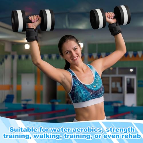 Water Aerobics Set - 4 Piece Pool Exercise Kit with Dumbbells & Weights