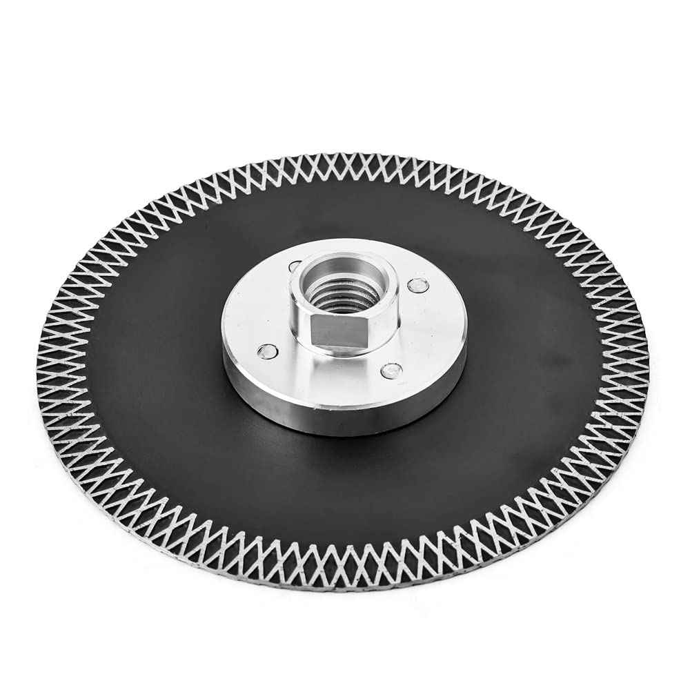 Diapro 5" Tile Turbo Saw Blade Diamond Blade with 5/8"-11 Arbor for Cutting and Grinding Porcelain Tile Granite Marble…