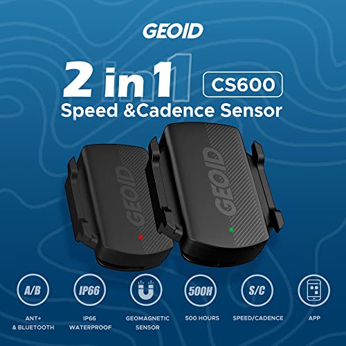 Wireless Cadence & Speed Sensor - ANT+/Bluetooth Compatibility