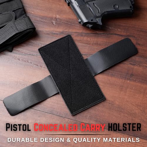 Universal Hook and Loop Gun Holster for Concealed Carry - Right/Left