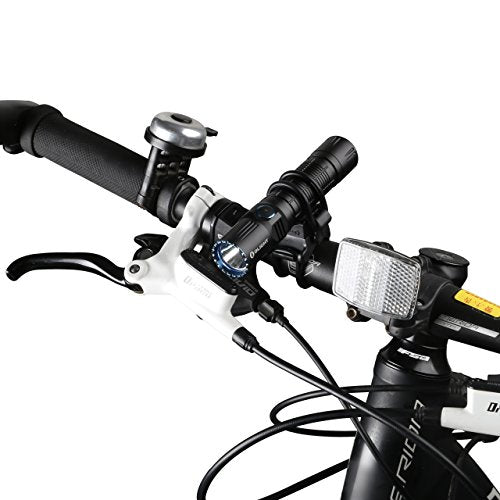 Universal Flashlight Bike Mount - Compatible with 10-35 mm Handlebars