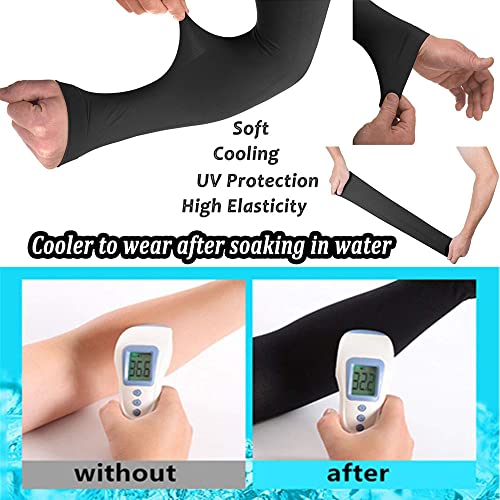 YQXCC Arm Sleeves Cooling UV Sun Protection Sport Compression for Men
