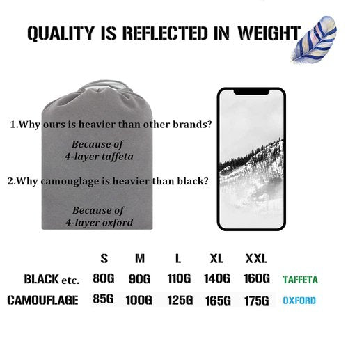 Joy Walker Waterproof Backpack Rain Cover for (15-90L), Upgraded Anti-slip Cross Buckle Straps, Triple Strengthened Layers for Hiking Camping Traveling (Camouflage, Large (for 40-50L backpack))