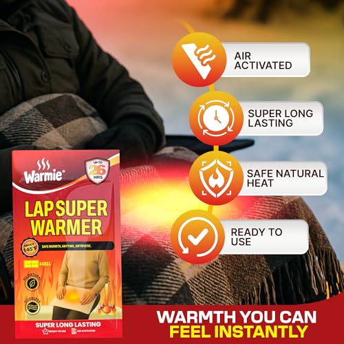 Lap & Body Warmer - Air Activated, Long Lasting Heat - 1 Pack